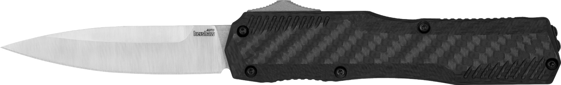 Kershaw Livewire 9000CF Carbon Fiber 3.35" Auto Stonewash Knife