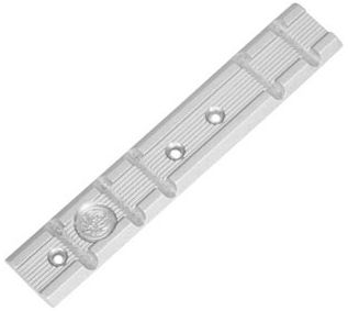 Ruger 90224 MKI/MKII/MKIII Scope Base Adapter, Clear Silver