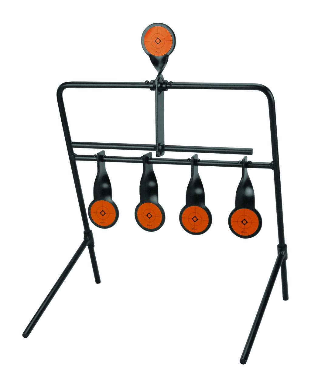 Caldwell 902365 Rimfire Target 2.50 in Steel Black Orange Heavy-Duty