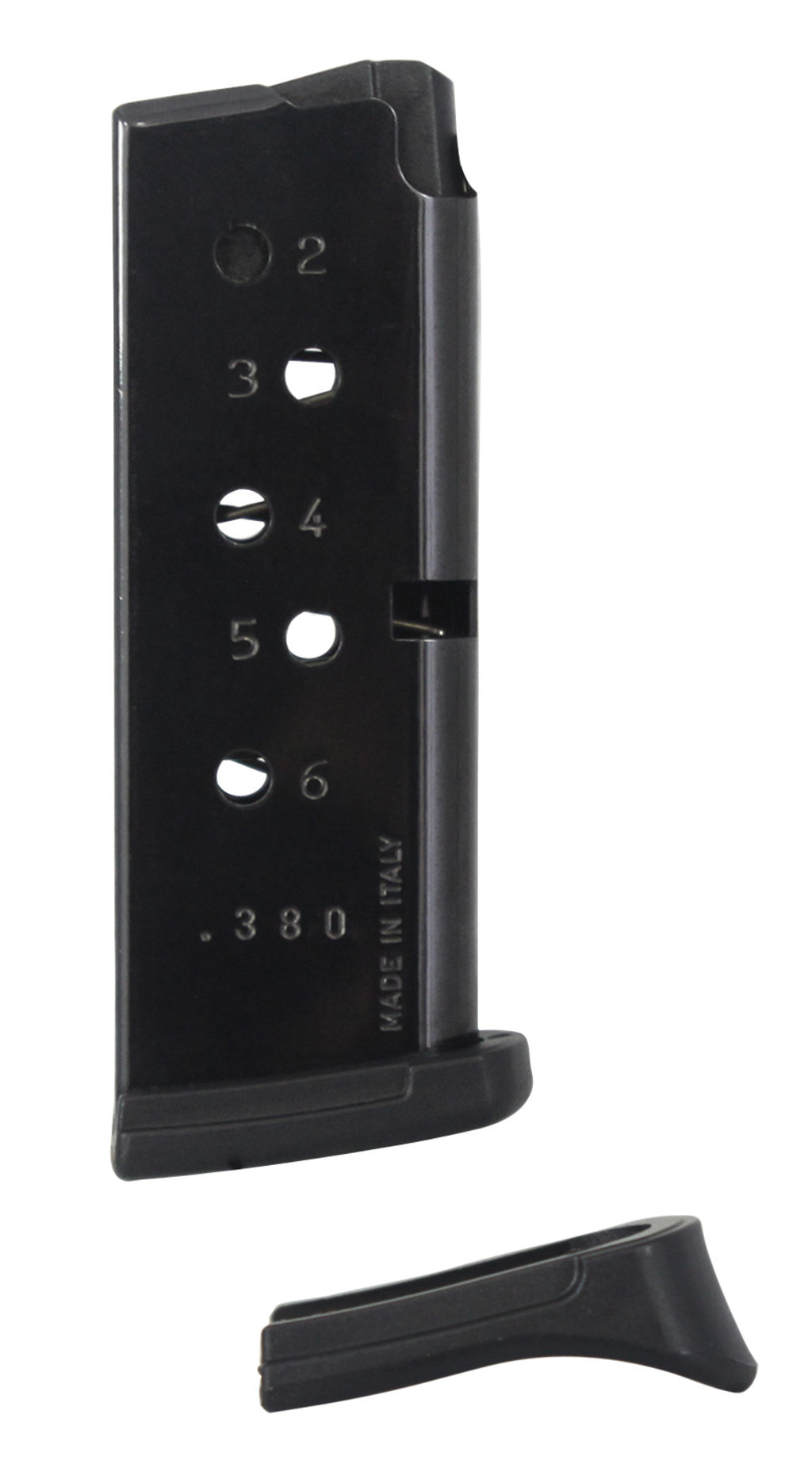 Ruger Magazine 380 ACP 6Rd Blue with Finger Rest Fits LCP 90333 - Ruger - 380 ACP