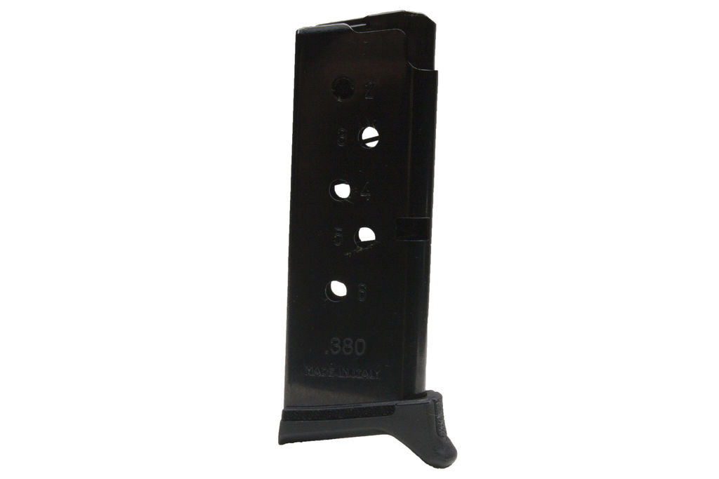 Ruger 380 ACP LCP and II Magazine 6 Round Capacity Black Md: 90621 - Ruger - 380 ACP