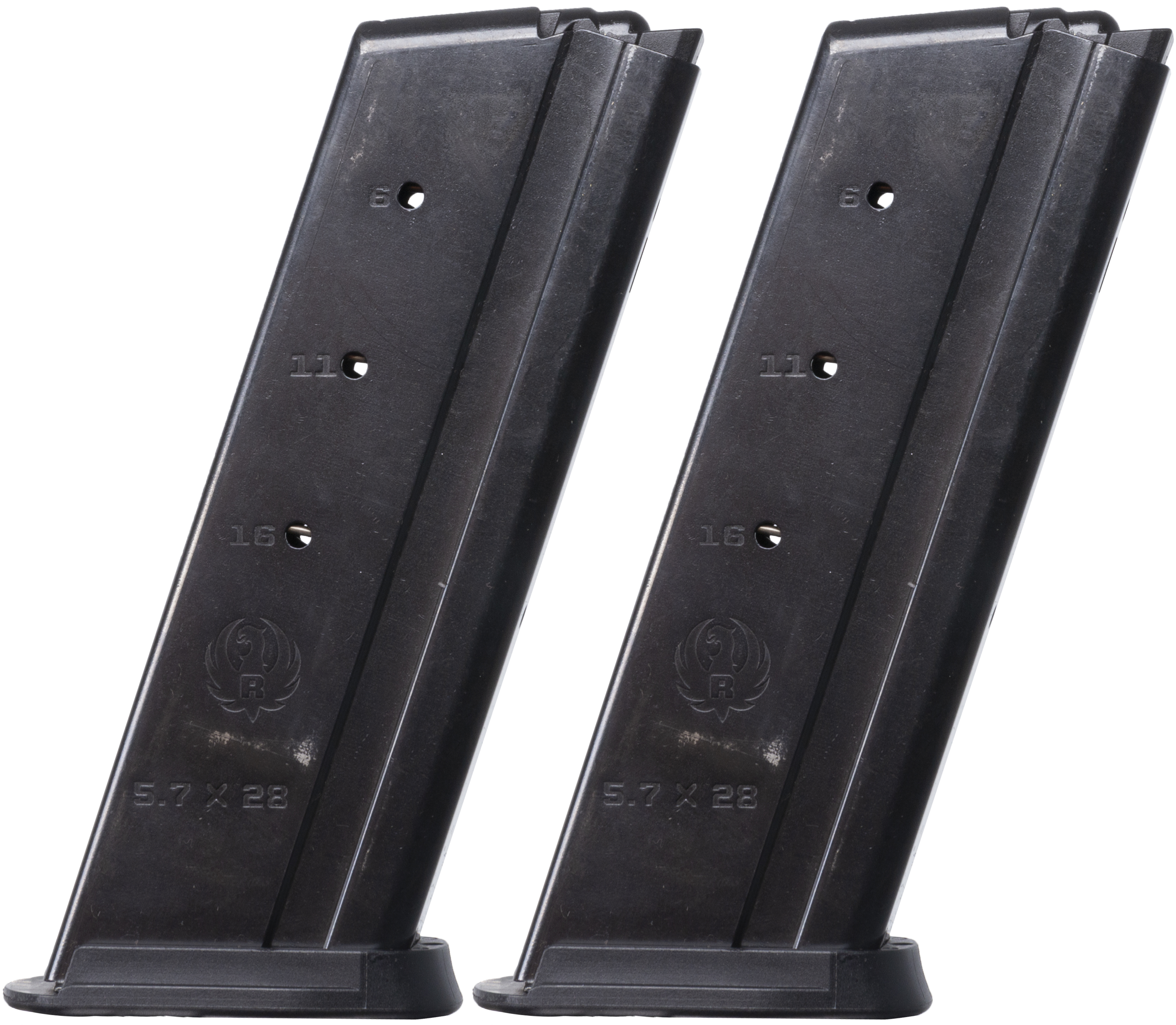 Ruger-57 Factory Magazine 5.7x28mm 20 Rounds Matte Black 2 Pack