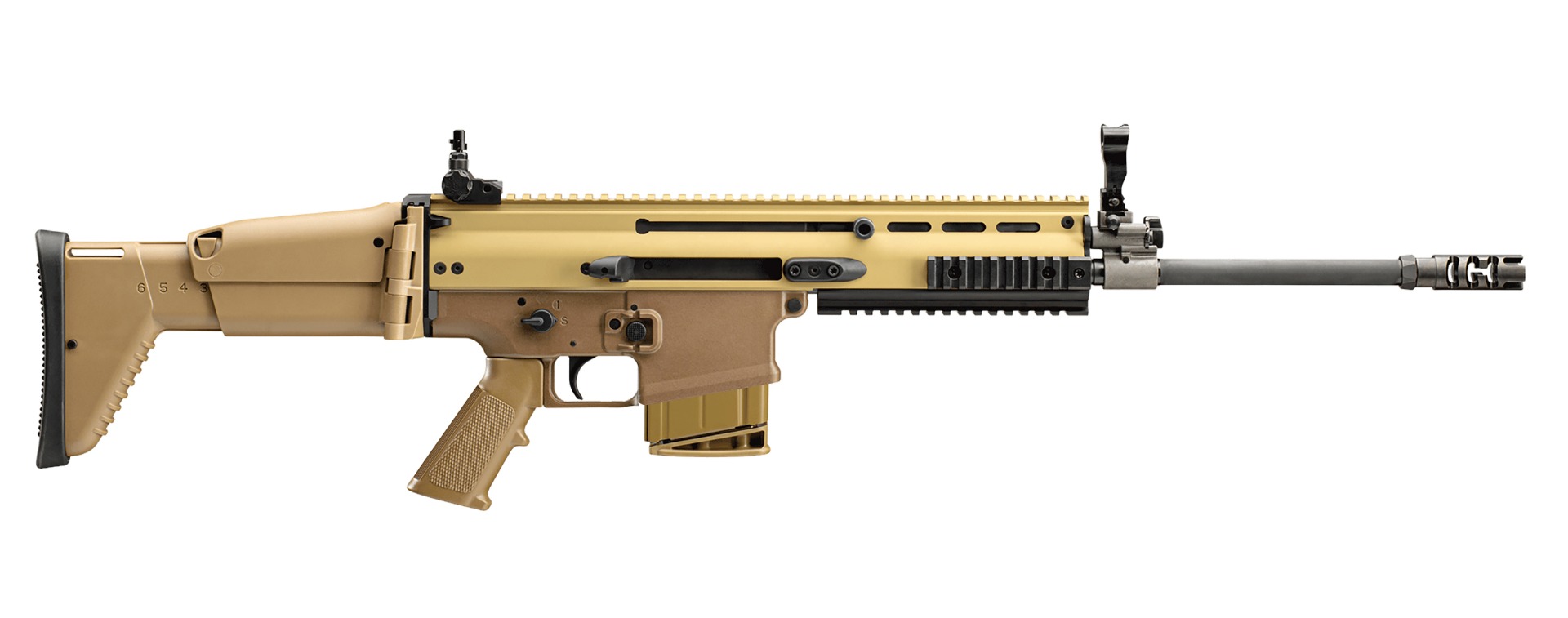 FN FNH SCAR17S Non Reciprocating Charging Handle .308WIN FDE SCAR 17S 308