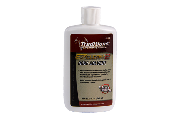 Traditions EZ Clean 2 Bore Solvent A1936 Against Fouling/Rust 8 oz Squeeze Bottle - Traditions Performance Firearms - 8 OZ