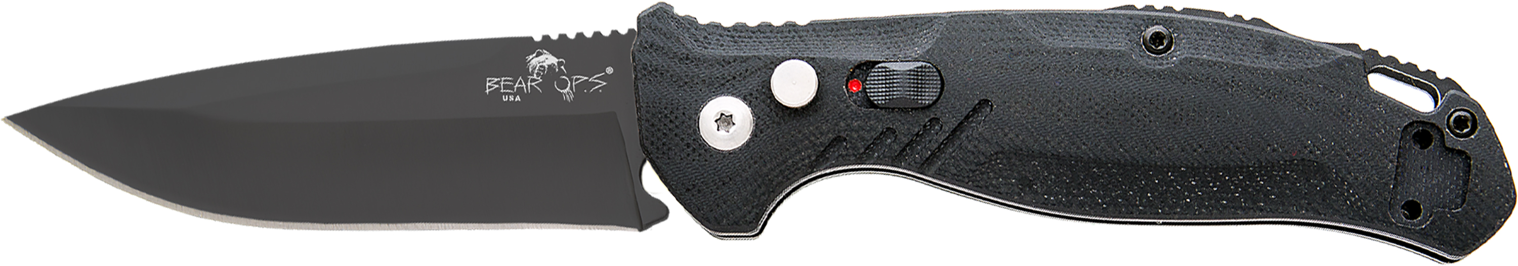 BEAR & SON AC-1100-B4-B 4.25" Blade Action XI Black G10 Handle