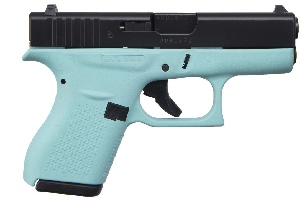 Glock G42 Striker Fired Semi-Auto Pistol .380 Auto Robins Egg Blue