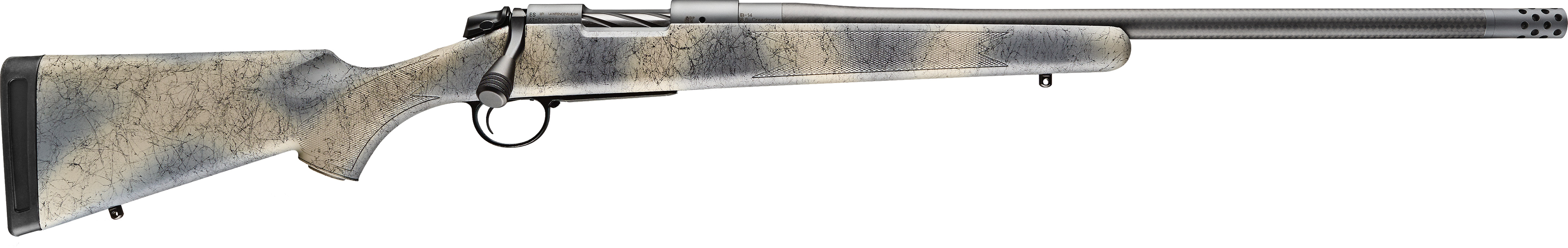 Bergara B14LM5113CF Ridge Carbon Wilderness 7MM PRC 22" Gray Cerakote Rifle