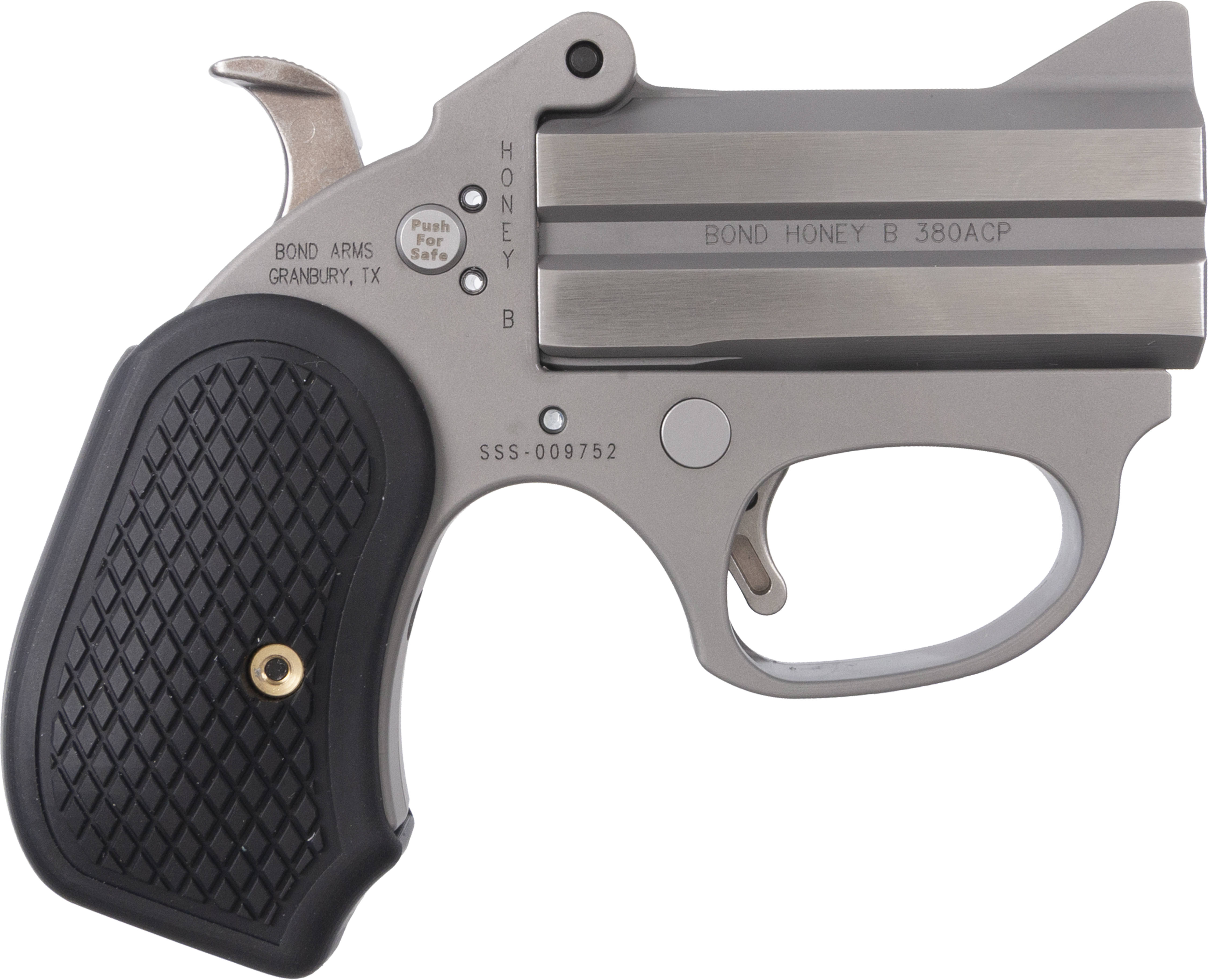 BOND ARMS Honey-B Stinger 380ACP 3in 2rd Stainless Steel Pistol BAHB-380ACP