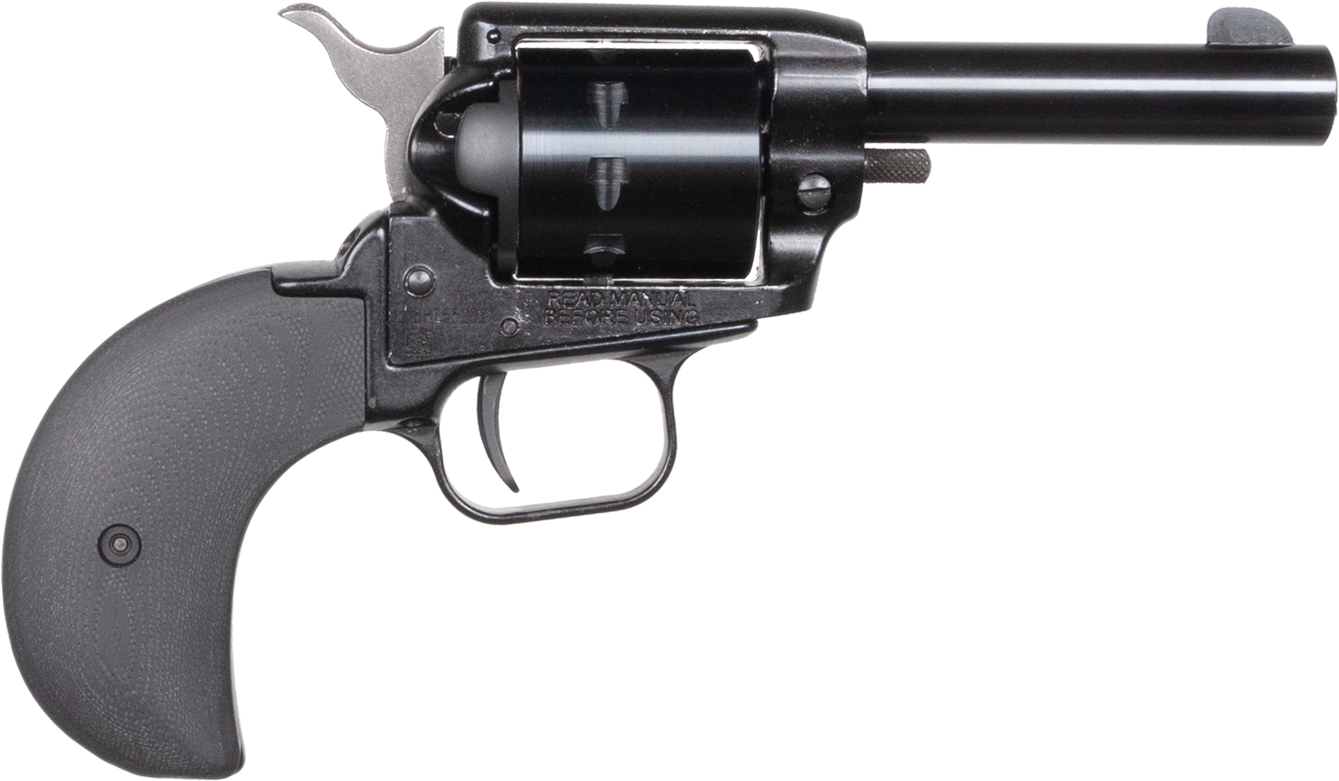 Heritage Rough Rider BarKeep Birds Head 22 WMR 3" Black Oxide G10 Grip 9-Round Revolver