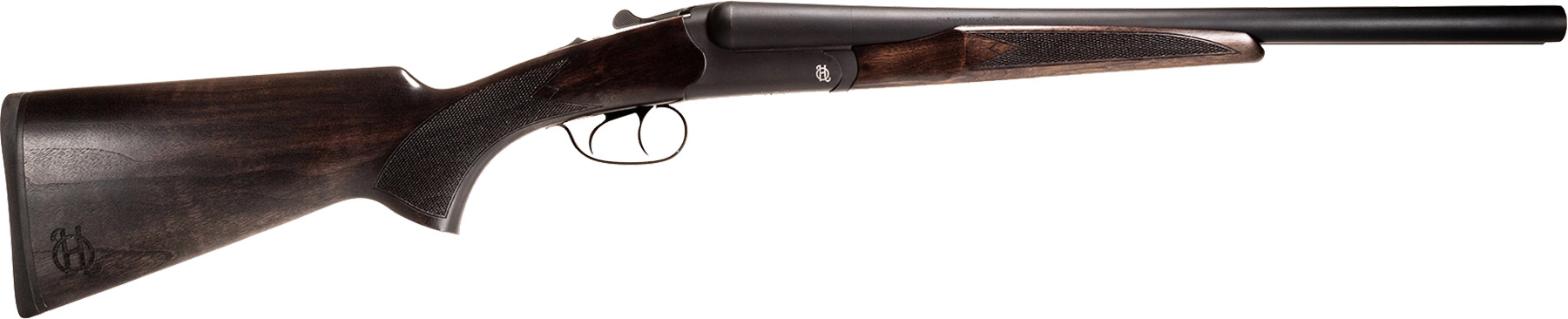 Heritage Badlander 12 Gauge SXS Shotgun: 18.5" Barrel, 3" Chamber, Turkish Walnut, Black Chrome Finish - Heritage - 12 Gauge