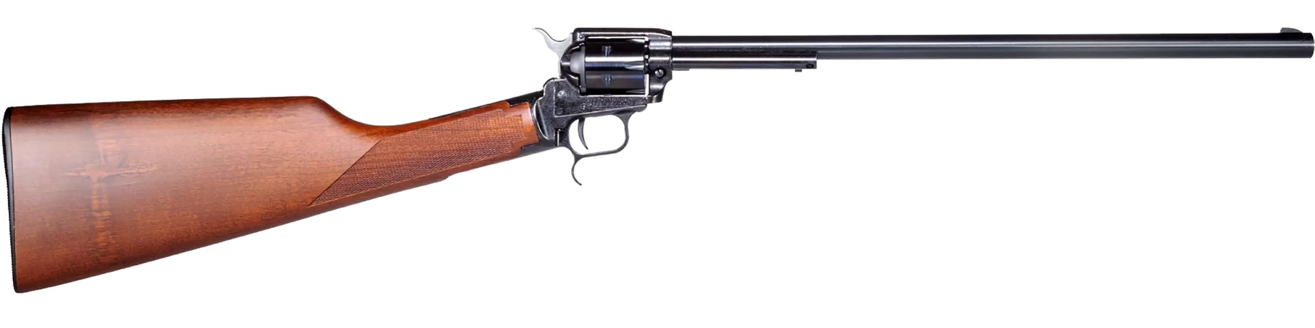 Heritage Rough Rider Rancher Carbine: 16" Barrel, .22 LR, 6-Round Capacity, Black Oxide Finish, Walnut Stock