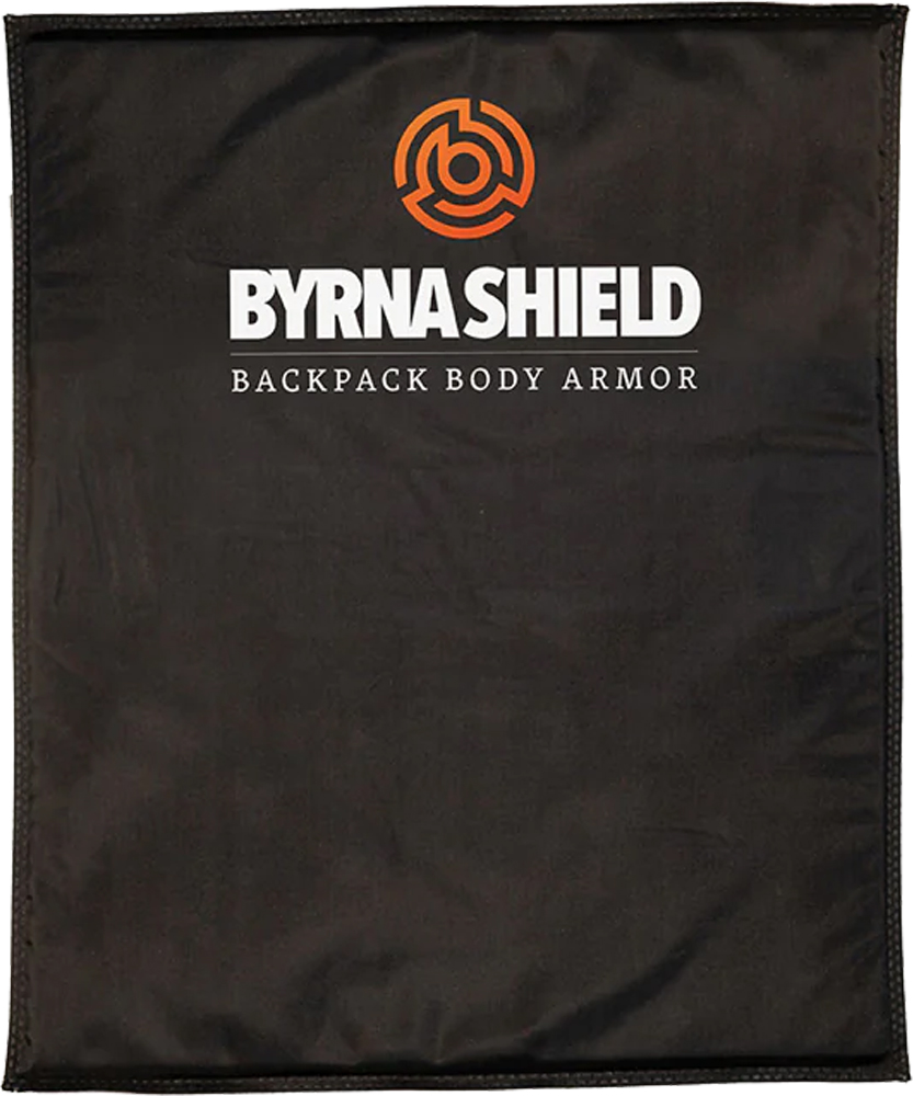 Byrna BS00109 Shield Backpack Armor 10"x12" Level IIIA Black 14oz