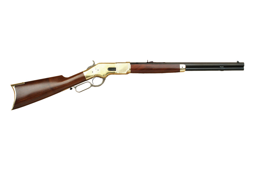 Cimarron CA234 1866 Yellowboy Short Rifle .45 Colt 20" Walnut Brass Frame