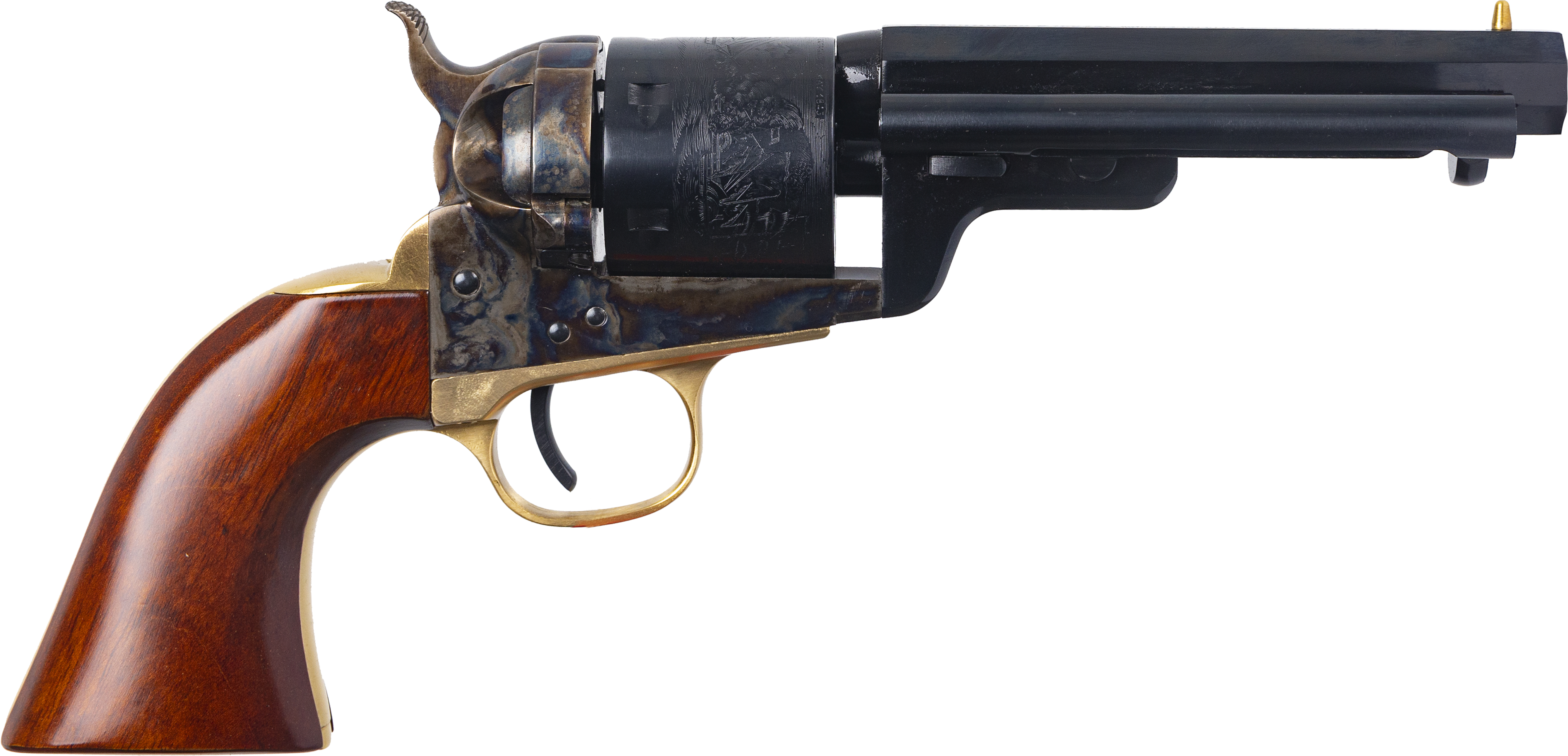 Cimarron 38 CAL 1851 Navy 38 SPL Made by Uberti - Italy 6 4.75 Octagon Blue-img-0