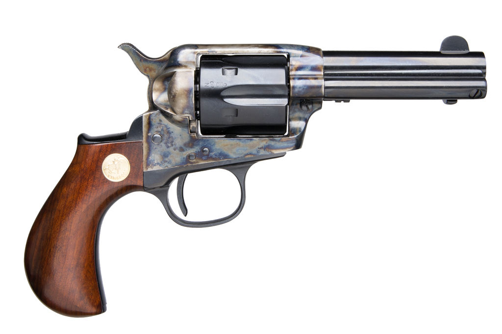 Cimarron Lightning 38SPL Revolver 6 Rd 3.50” Blued Birdhead Walnut Grip - Cimarron - 38SP