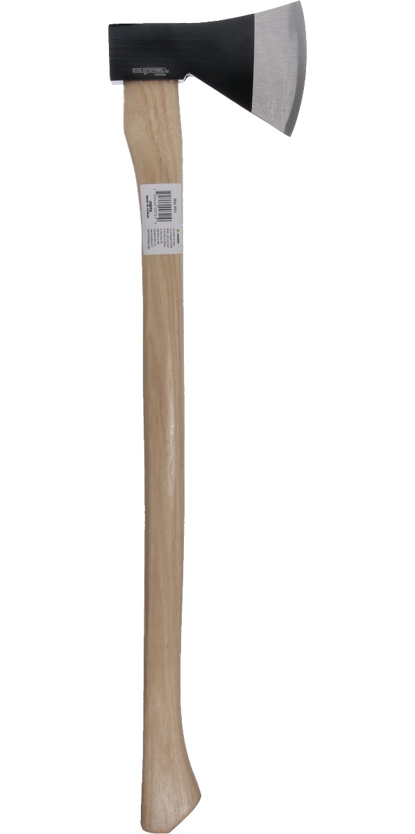 Cold Steel CS90TA Trail Boss 4" 1055 Carbon Steel Blade Hickory Handle