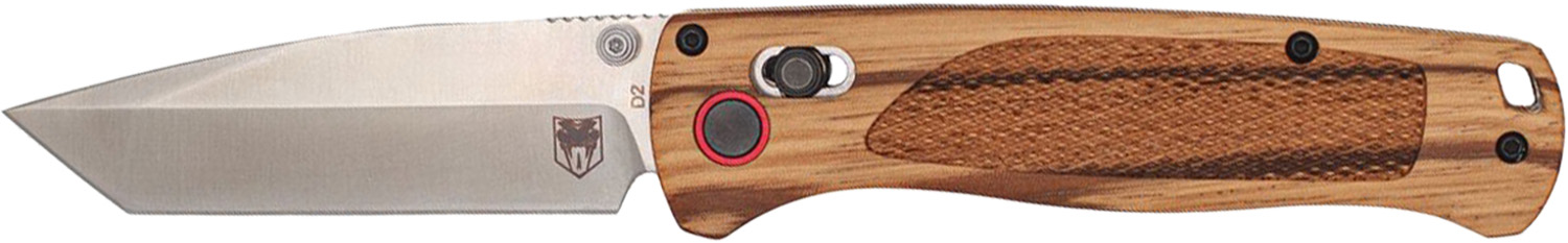 CobraTec Zebrawood Bar Lock Tanto Blade Knife Folding Blade Zebrawood