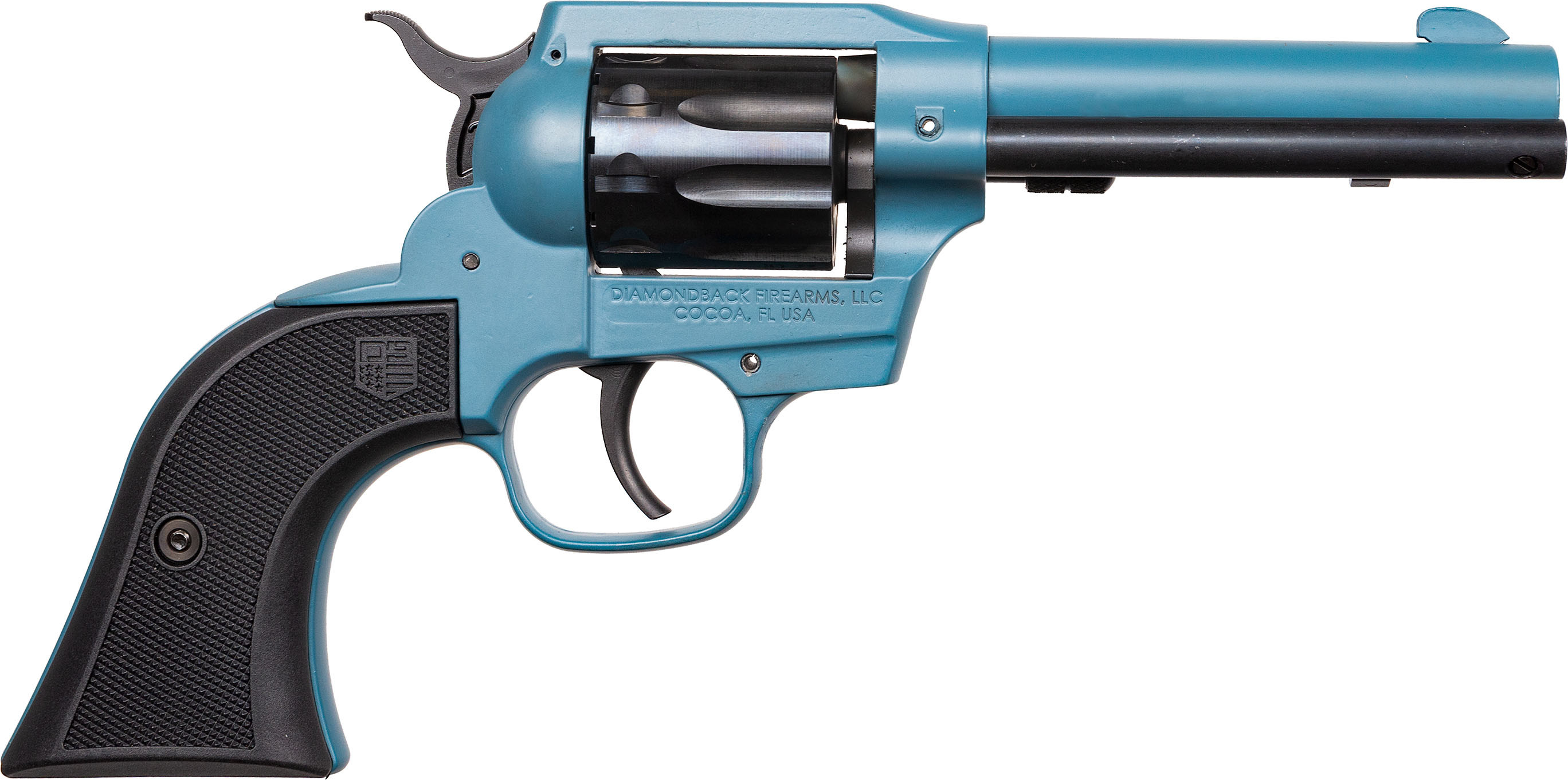 Diamondback DB0500A251 Revolver .22LR/.22M Dual Cylinders Blue Cerakote