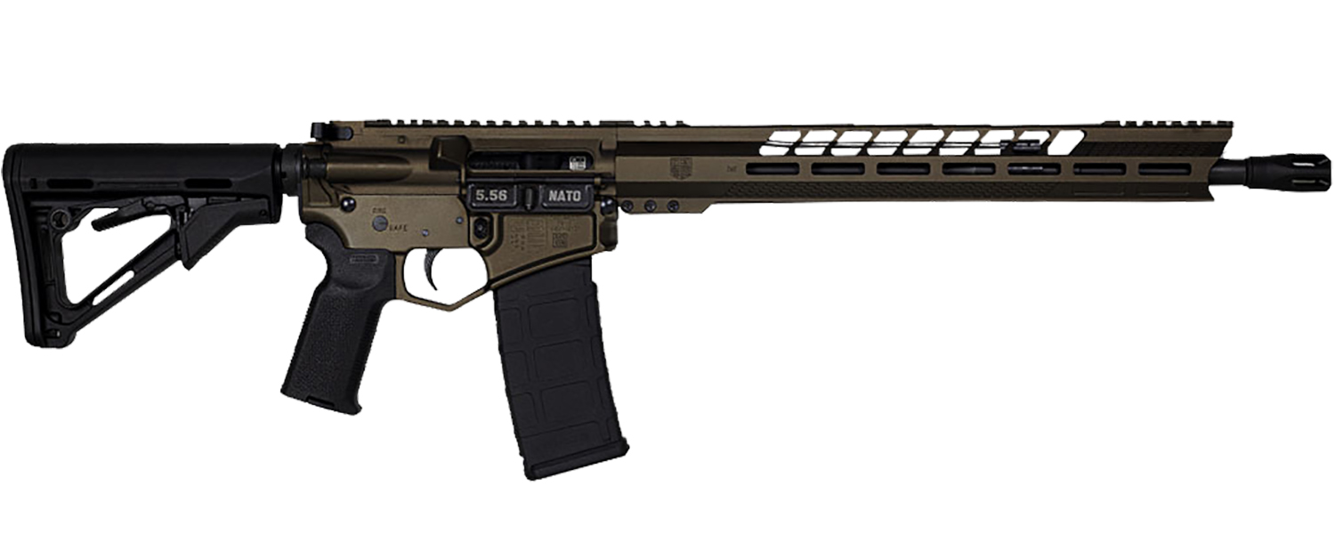 Diamondback DB15 5.56 NATO Rifle, 16" Barrel, Mid-Length Gas System, MOE-K2 Grip, CTR Stock