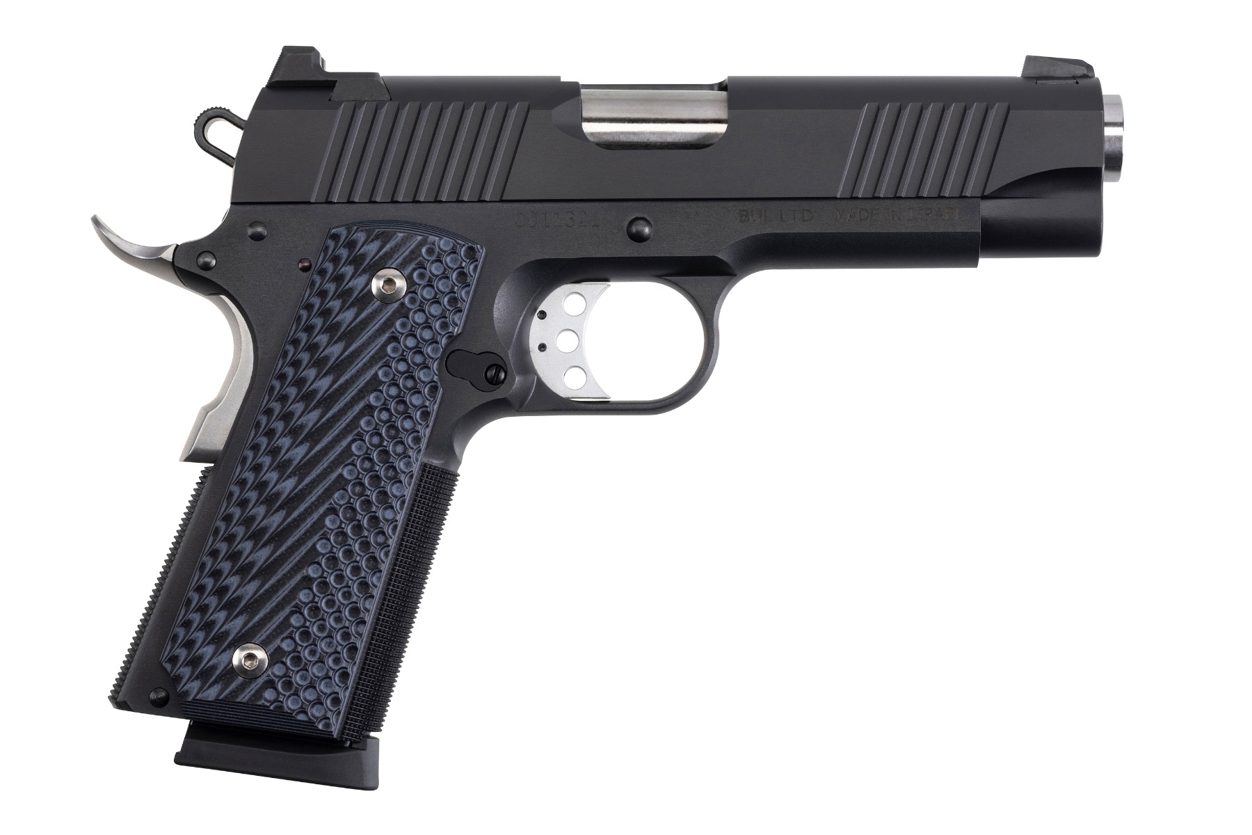 Magnum Research DE1911C 1911 C .45 ACP 4.33" Bull Barrel 8+1 Matte Black - Magnum Research - SAO