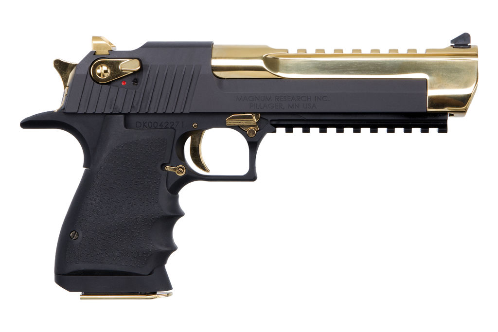 Desert Eagle DE50BATG 50AE Black/Gold Pistol 7RD Aluminum Frame