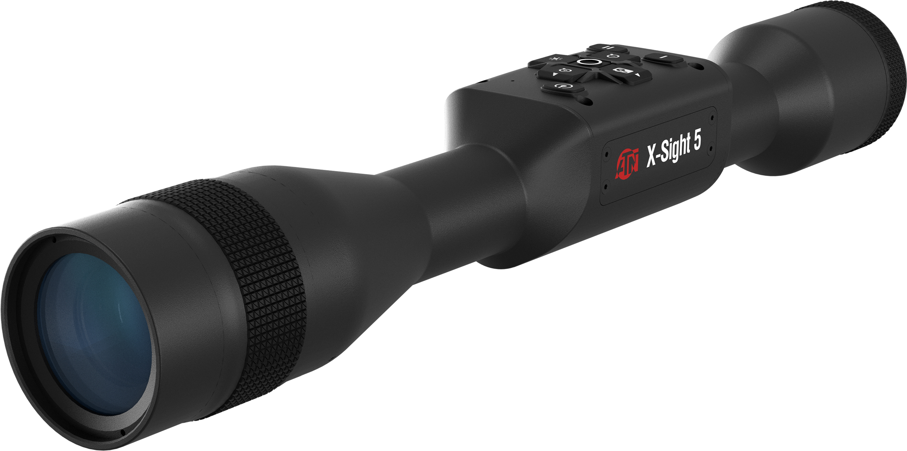 ATN X-Sight 5 Ultra HD 4K+ Smart Day/Night Scope, 3-15x Magnification, Gen V Quad Core, 30mm Tube, Multiple Reticle Options, Black