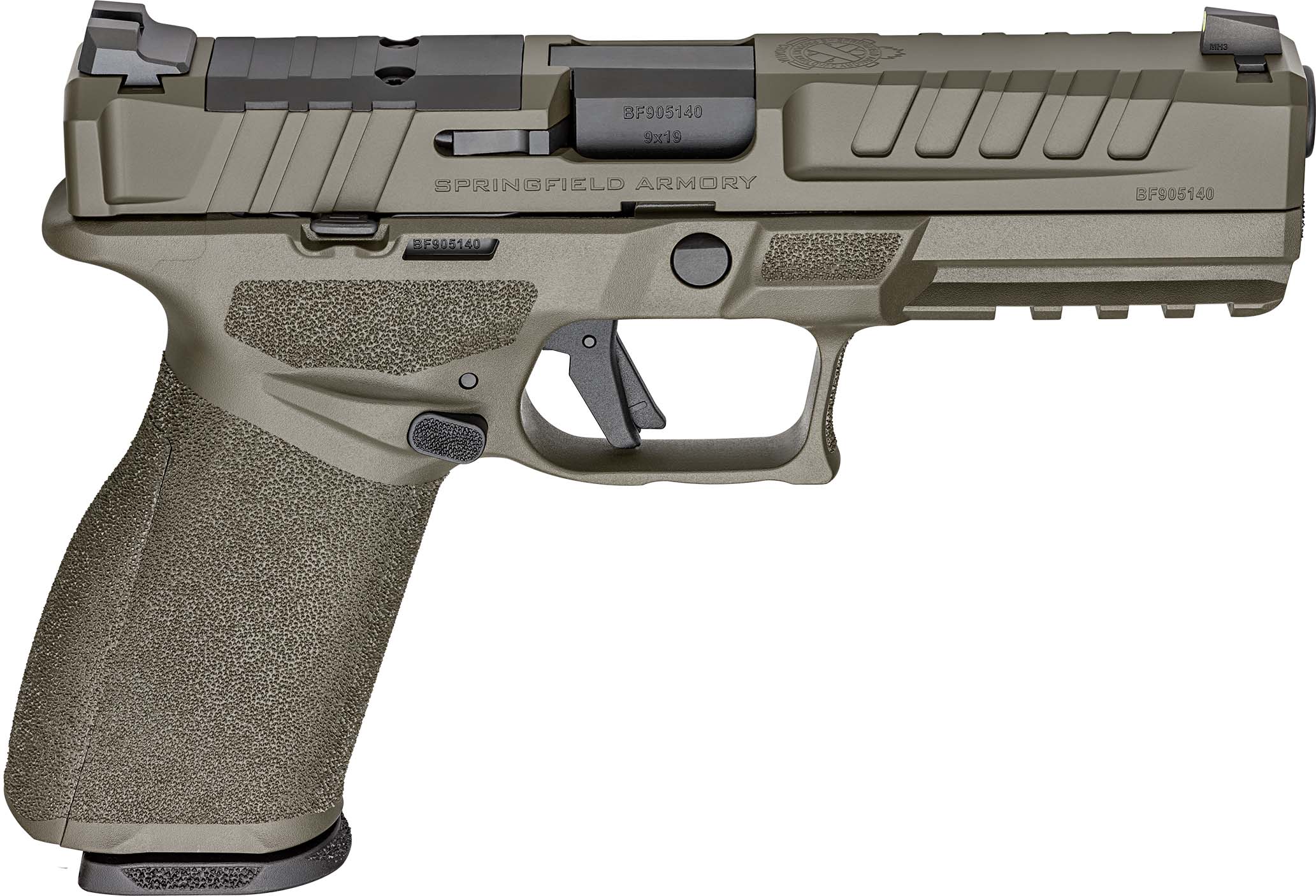 SPRINGFIELD ARMORY Echelon 9mm 4.5in 2x15rd OD Green Pistol (EC9459G-U-15)