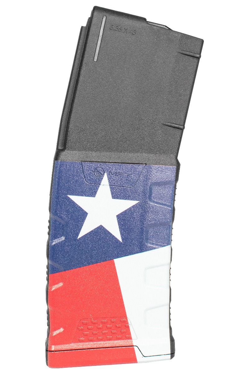 MFT EXDPM556D-TXSF 5.56 NATO/223 REM 30-Round Mag Black Texas Flag