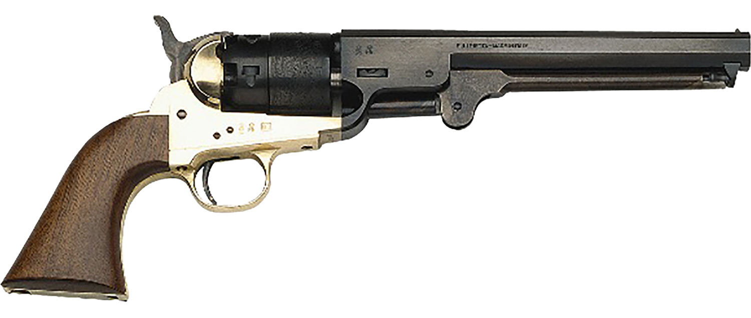 Traditions BP REVOLVER 1851 NAVY .36 CAL 7.375" BRASS/WAL - Traditions Performance Firearms - 36 BLKPOWDER