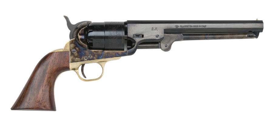 Traditions FR18512 1851 Navy Revolver .44 Cal 7.375" Blued Barrel Walnut Grip