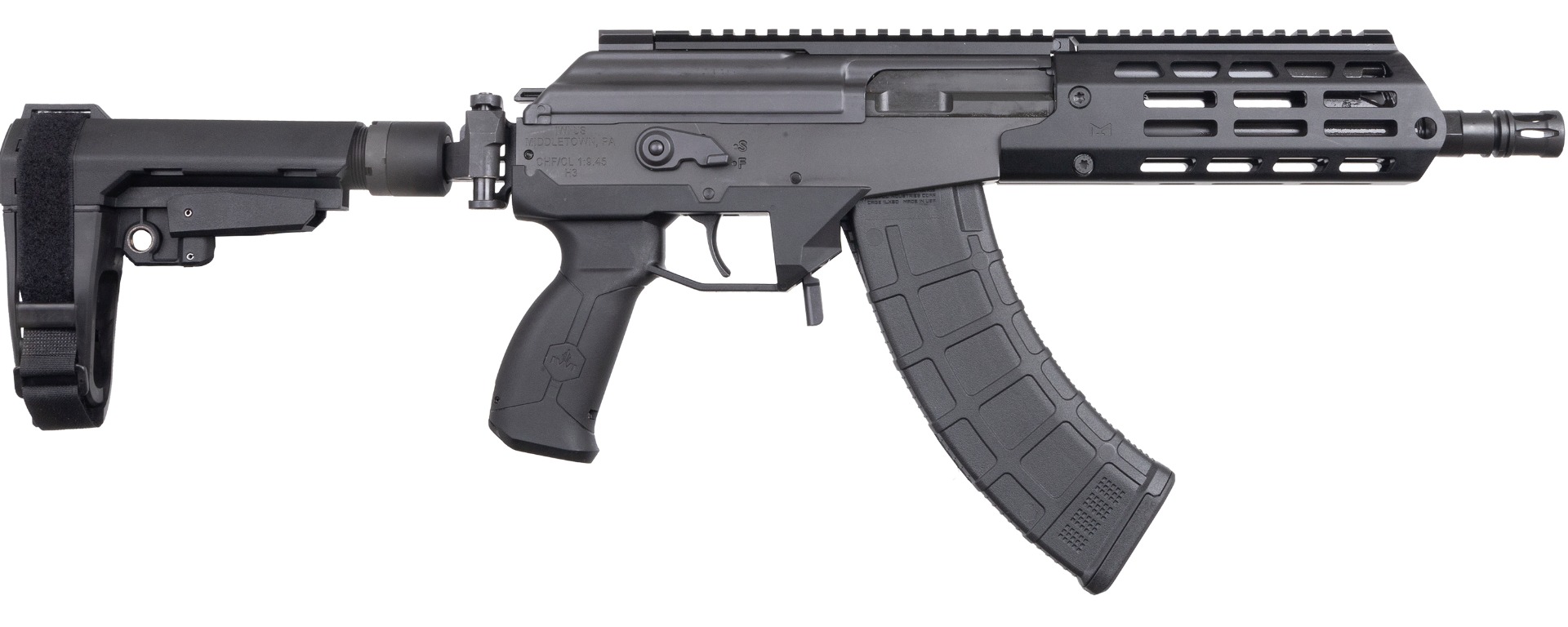 IWI GAP36SB Galil ACE 7.62x39mm 8.3" Barrel 30RD MLOK Handguard Brace