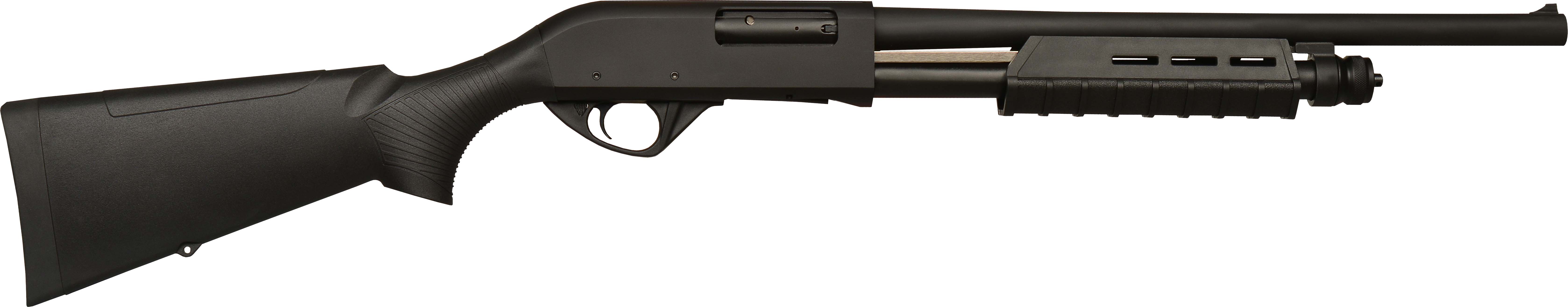 GFA GF3PD Pump Shotgun 12 Gauge 18.5" Barrel - Black