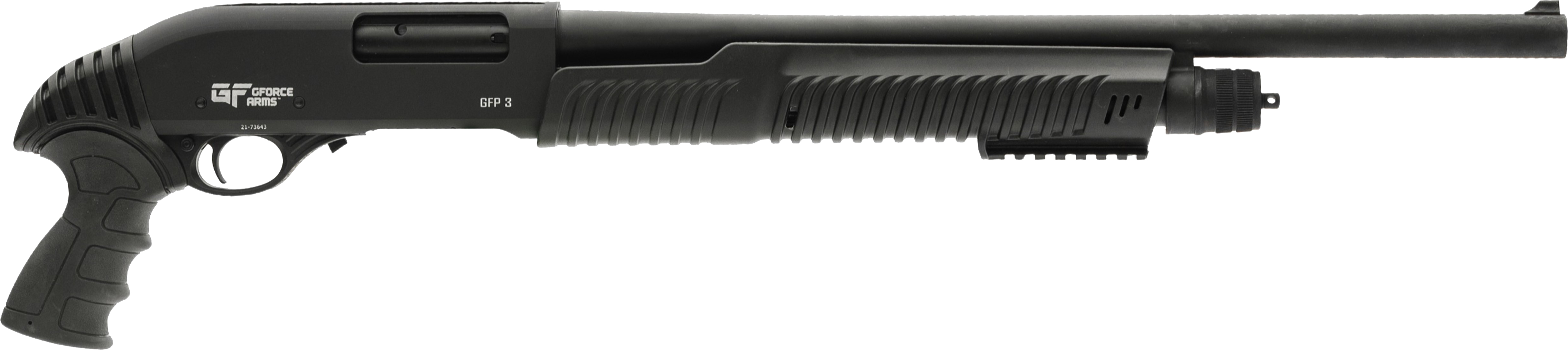 Gforce Arms GFP3REX 12 Gauge Pump 3” 4+1 20” Black Steel Barrel...