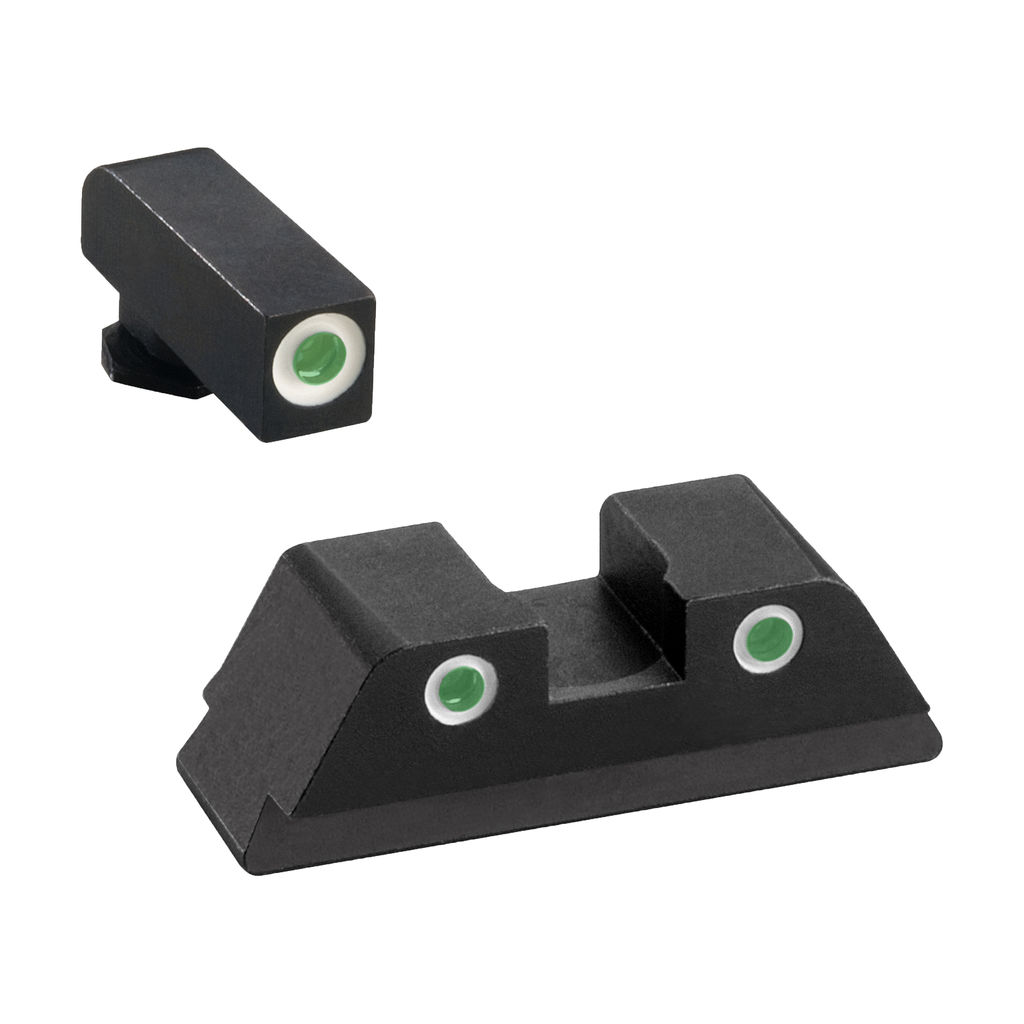 AMERIGLO Classic 3 Dot White Outline Front/Rear Night Sight Set (GL-119)