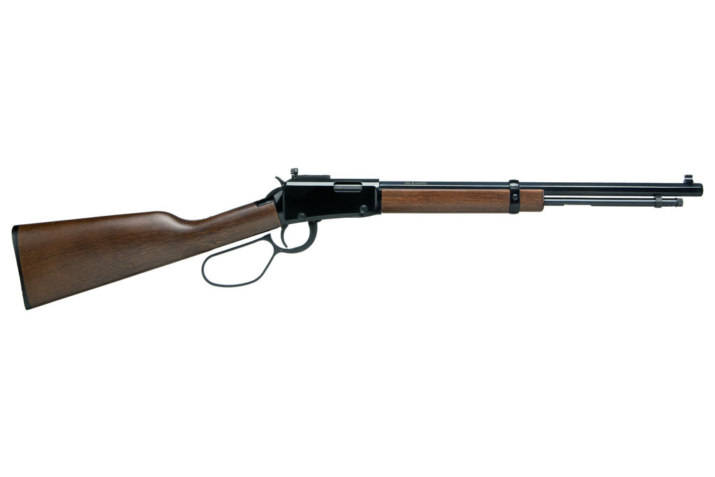 Henry H001TMLP Small Game Carbine 22 WMR Caliber 9+1 Capacity 17" Barrel Black Metal Finish American Walnut Stock Right Hand