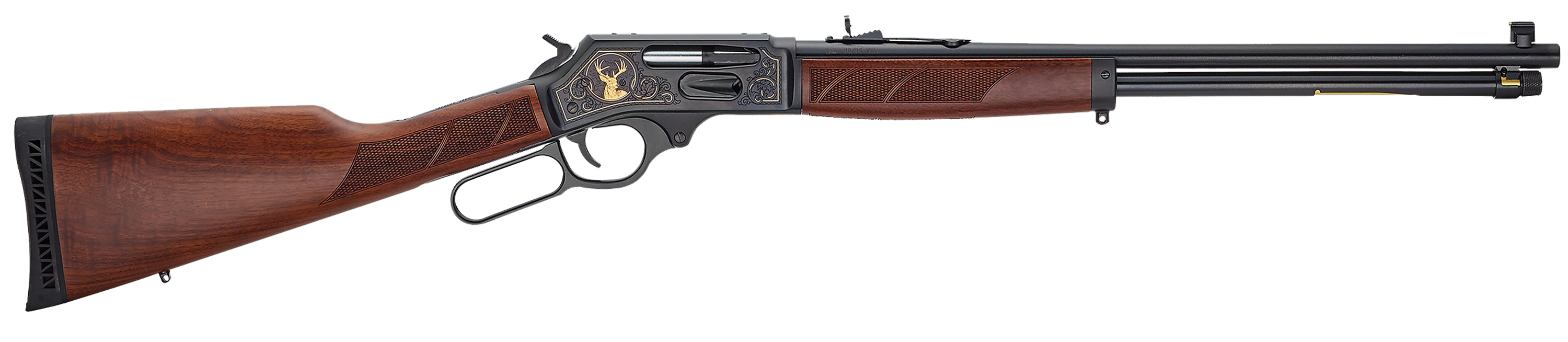 Henry H009GWL Side Gate Wildlife Full Size 30-30 Win 5+1 20" Blued... - Henry Repeating Arms - 30-30