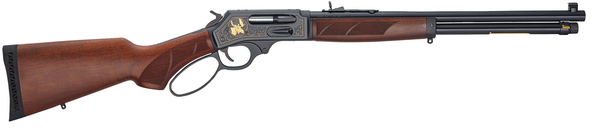 Steel Wildfire Edition Side Gate Henry H010Gwl Wildlife 45-70 Gov Caliber 1 - Henry Repeating Arms - 45-70 GOVT