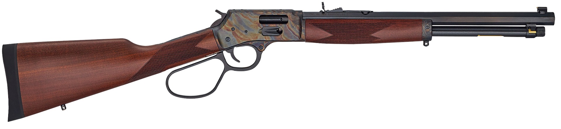 Henry H012GMRCC Big Boy Side Gate 38 Special 357 Mag 7+1 16.50" Blued Octagon Barrel Color Case Hardened Steel American Walnut Right Hand - Henry Repeating Arms - 357 Magnum | 38 Special