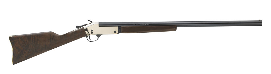 Henry H015B12 12 Gauge Single Shot 28 in Blued Barrel Brass Finish