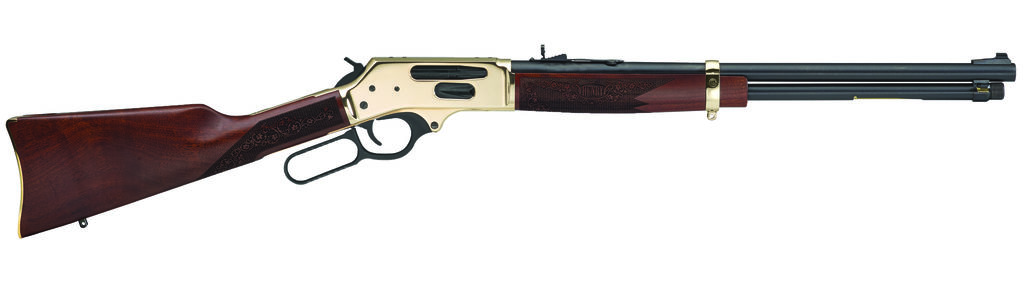 Henry H024-3855 Lever Action Rifle .38-55 20 in Blued 5 Rounds Brass - Henry Repeating Arms - 38-55 Win