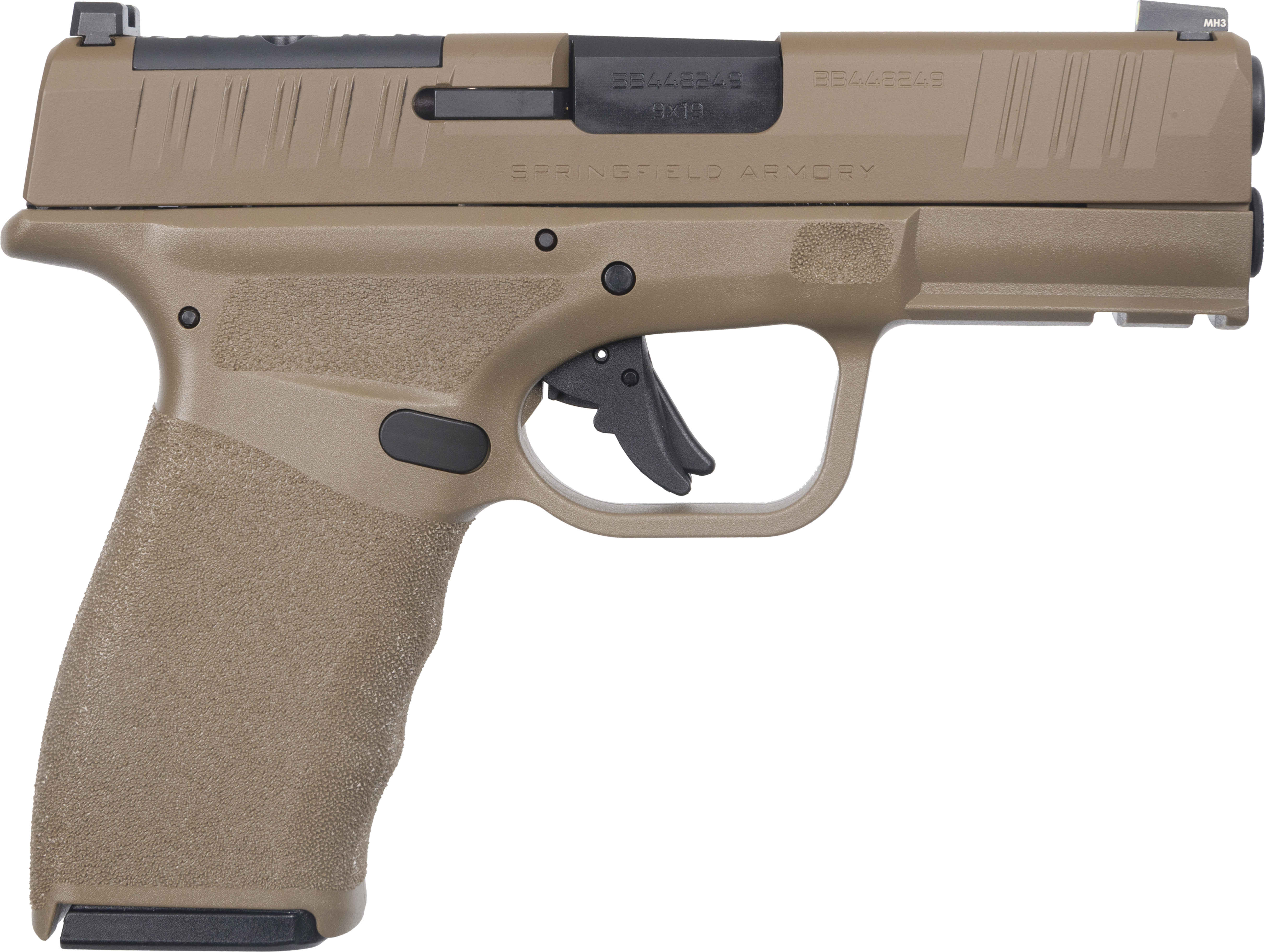 Springfield Hellcat Pro 9mm 3.7 in Desert FDE 15 Round Optics Ready - Springfield Armory - 9mm