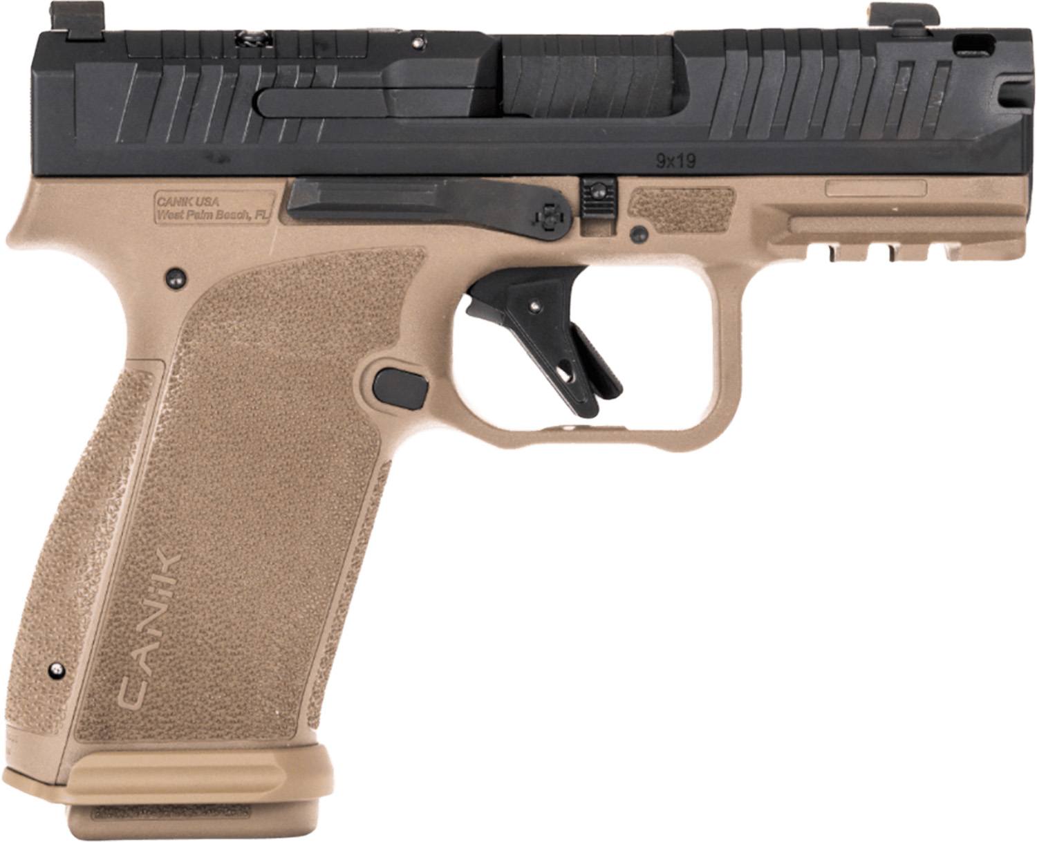 CIA HG8328BD-N CANIK PRIME MC9 9M 3.64 17R FDE/B - CANIK - 9mm Luger (9x19 Parabellum) for sale at TheGunDock