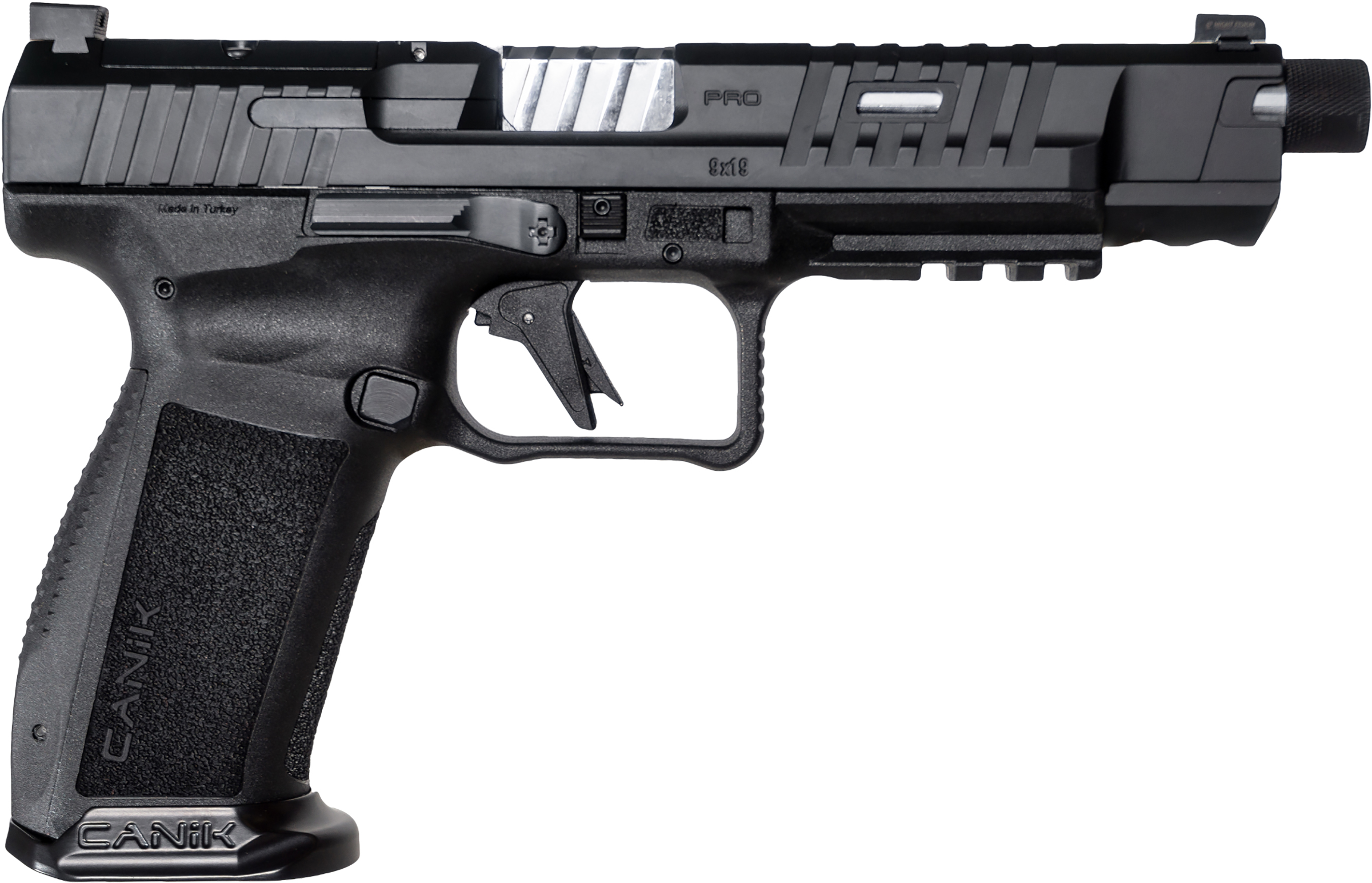 Canik METE SFx Pro 9mm Luger Pistol - Black, 5.7" Barrel, 20 Round Capacity