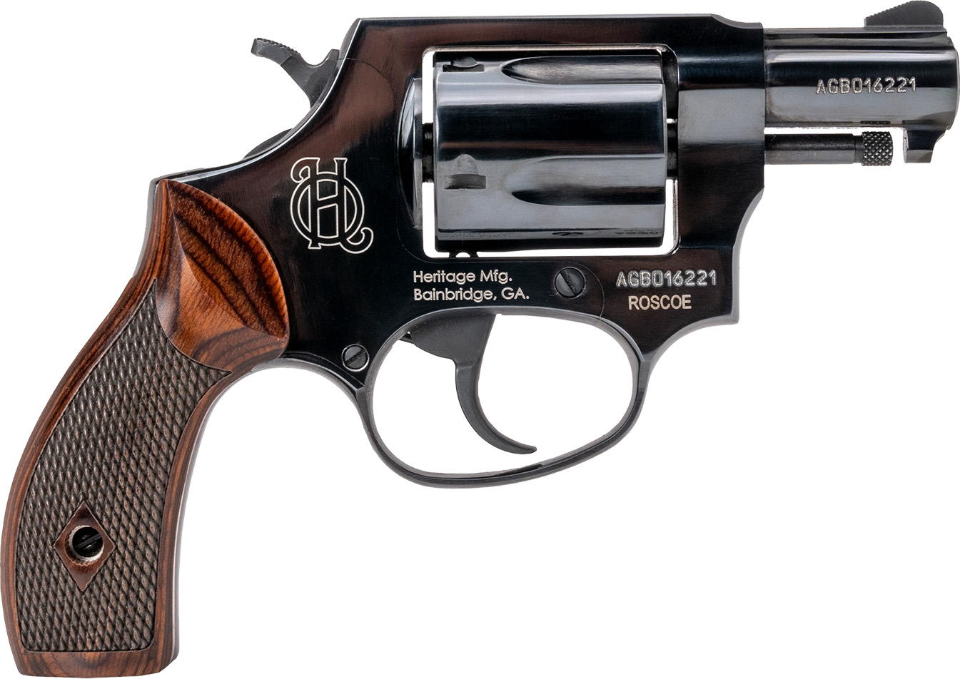 Heritage Roscoe Double/Single Action Revolver 38 Special 2" Barrel - Heritage - 38 Special