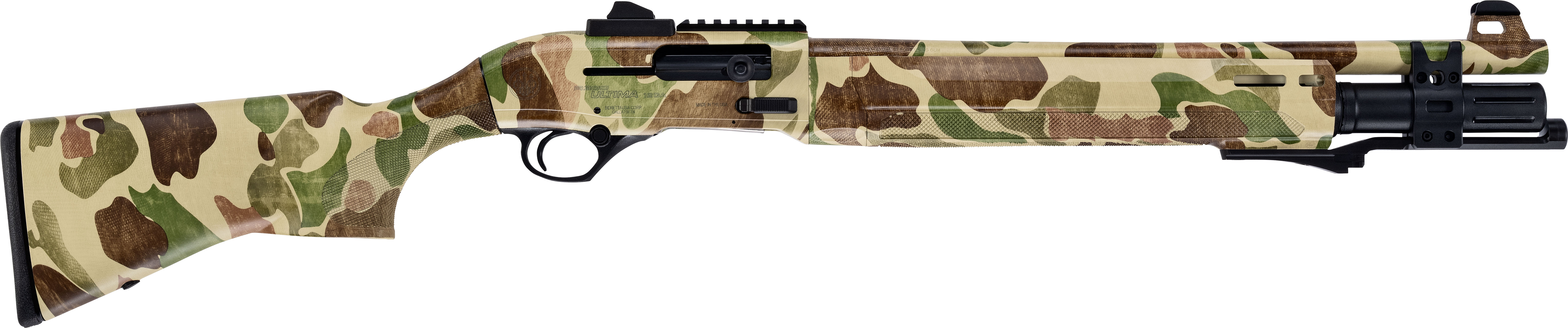 Beretta A300 Ultima Patrol Raider Semi-Auto Shotgun 12ga 3 Chamber 7rd Capacity 19.1 Barrel Mobil Choke Camo Stock