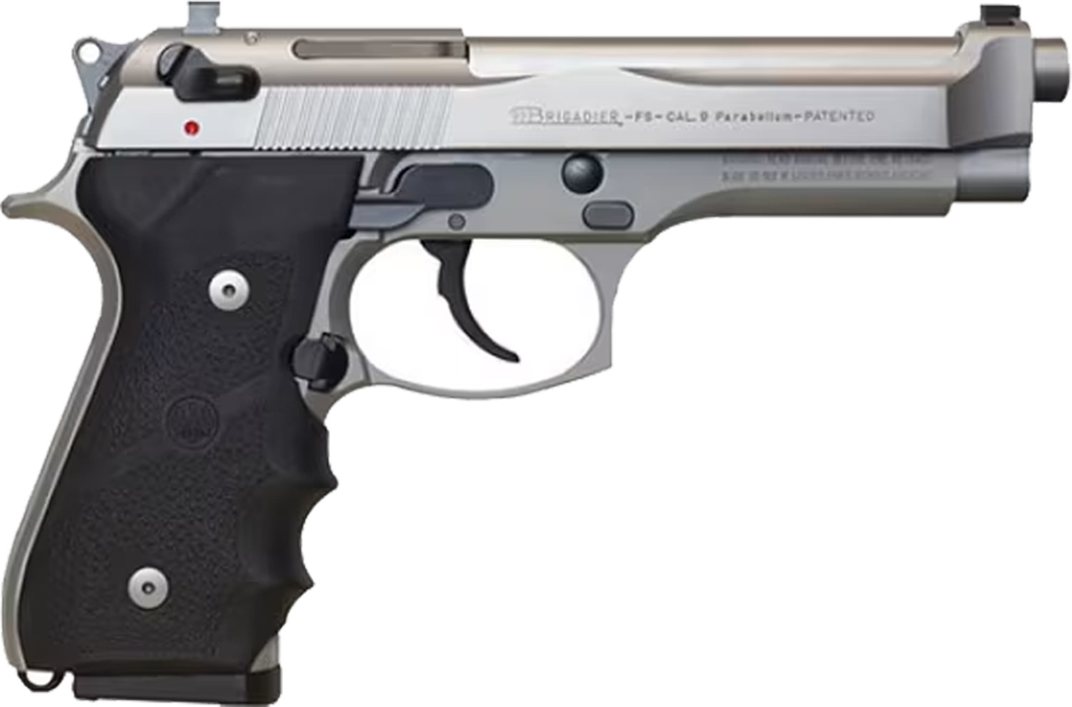 Beretta 92FS Brigadier 9mm 4.9in 2x15rd Inox SA/DA Pistol (J92F560M)
