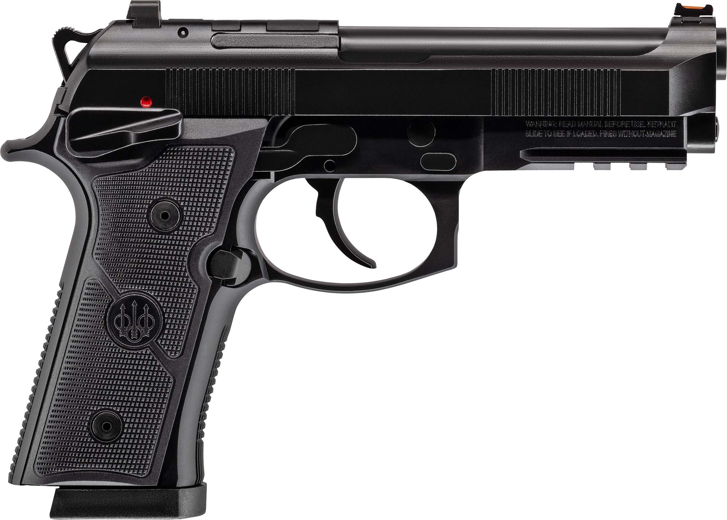 Beretta 92GTS CEN 9mm DA 18 Black Optics Ready Semi-Auto Pistol