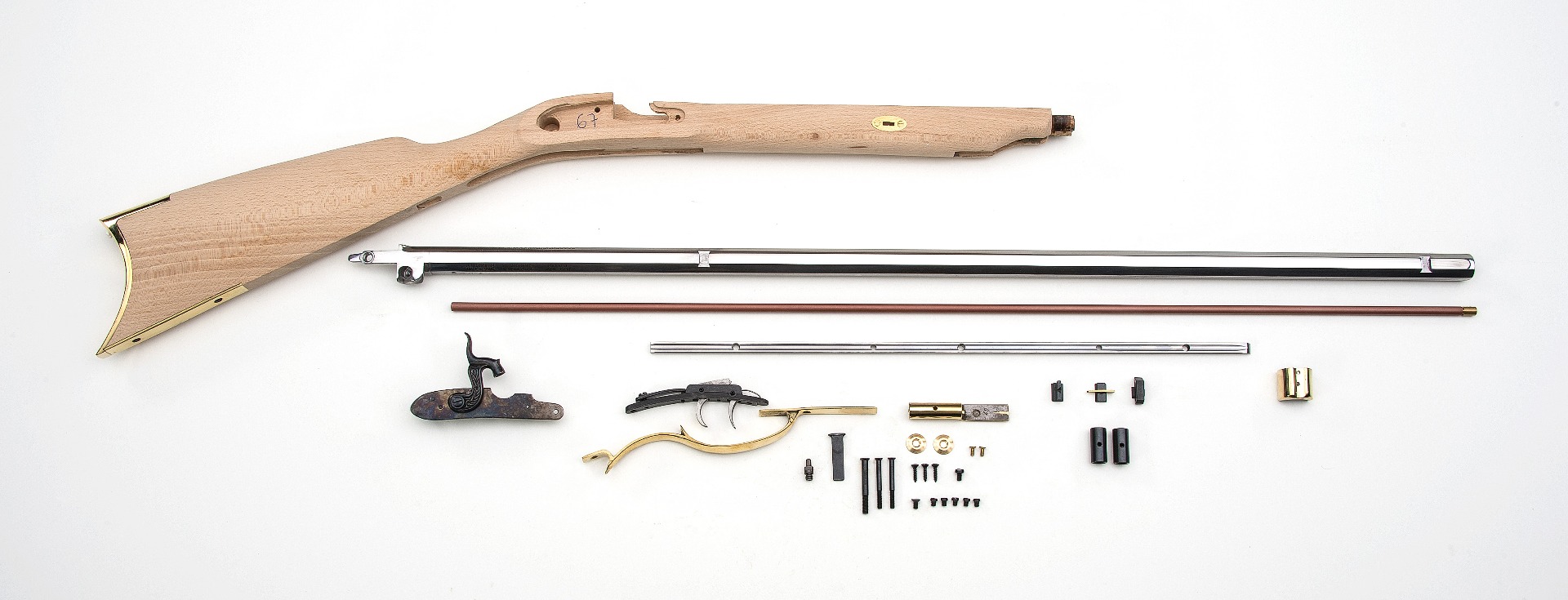 Traditions Crockett Black Powder Rifle Kit 32 Cal Percussion 32"