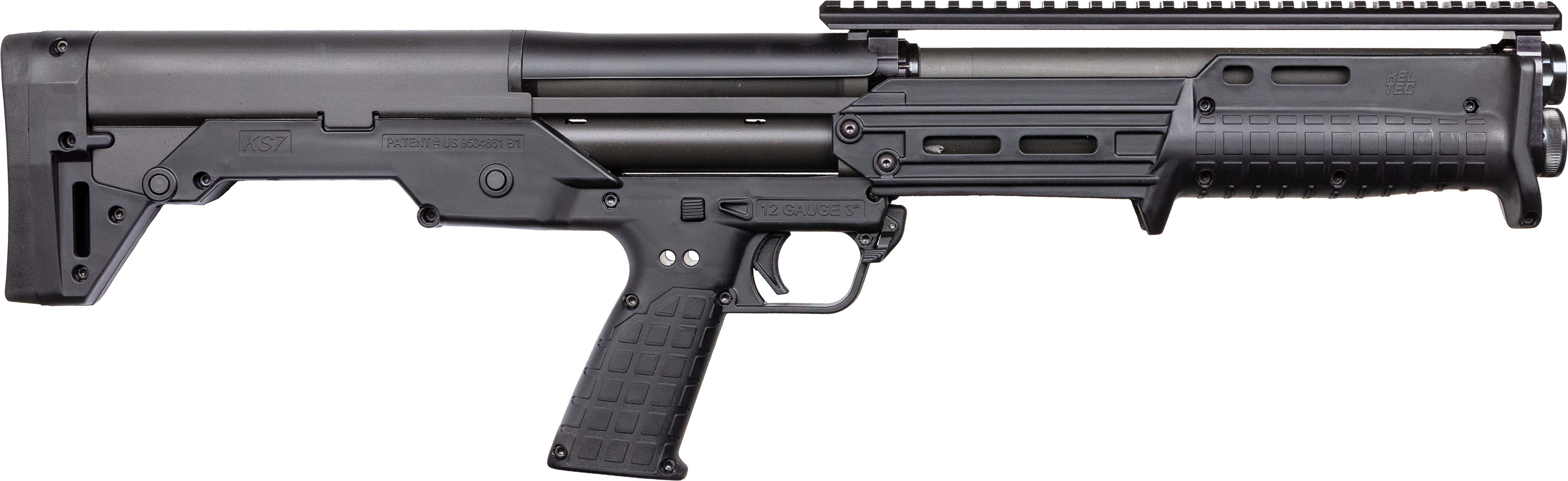 KEL KS7 12 Gauge 18.5" Shotgun 7 Round Black Defense Edition-img-0