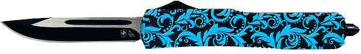 Templar Knife MMDT331 Slim OTF Maiden Teal 3.1" Black Drop Point